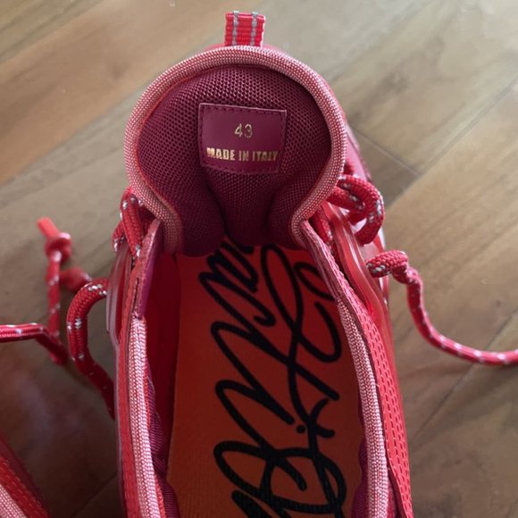 Versace Chain Reaction Shoes NEW RED Size 43 Made in Italy 647 - 886 - 7141 - Picture 4 of 4
